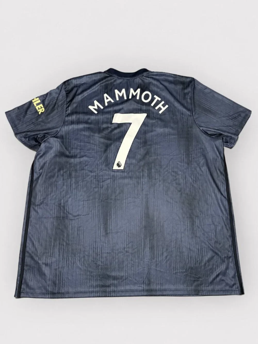 Manchester United Navy Adidas Mammoth #7 Chevrolet Jersey